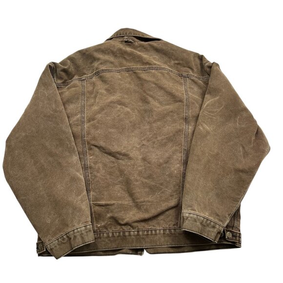Vintage Carhartt Blanket Lined Jacket Brown USA Made Size 2XL - Picture 8 of 9